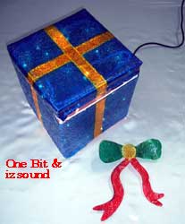 クリスマスボックスレンタル２・ギフトボックスレンタル・装飾レンタル【光る箱レンタル・青い箱レンタル】