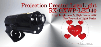 ロゴライトRX−GXWP−LED40W/ウルトラブライトハイパワーLED6000lmロゴライト/防滴ロゴライト/プロフェッショナルロゴライトシリーズ【LEDロゴライトなら演出ロゴライトのパイオニアブランドAXIZLight!】 ロゴライトRX−GXWP−LED40W/ウルトラブライトハイパワーLED6000lmロゴライト/防滴ロゴライト/プロフェッショナルロゴライトシリーズ【LEDロゴライトなら演出ロゴライトのパイオニアブランドAXIZLight!】