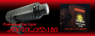 ロゴライトRX−VX−LED150Pro/LED150Wロゴライト/プロフェッショナルロゴライトシリーズ【ロゴライトならAXIZ演出ロゴライト!】 ロゴライトRX−VX−LED150Pro/LED150Wロゴライト/プロフェッショナルロゴライトシリーズ【ロゴライトならAXIZ演出ロゴライト!】