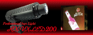 ロゴライトRX−VX−LED200・LED200Wロゴライト・プロフェッショナルロゴライトシリーズ【ロゴライトならAXIZ演出ロゴライト!】 ロゴライトRX−VX−LED200・LED200Wロゴライト・プロフェッショナルロゴライトシリーズ【ロゴライトならAXIZ演出ロゴライト!】