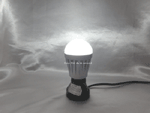 LED電球・電球交換LED電球8W・昼光色・点灯写真【LED電球・電球型LED電球】
