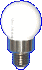 クリプトン（ＬＥＤ電球）・４Ｗ・ホワイトカバー・調光タイプ・電球色・Ｅ１４【ＬＥＤ電球・クリプトン型ＬＥＤ電球】