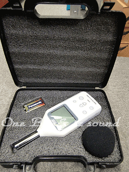 騒音計レンタル・騒音計測器レンタル・本体写真（１）【音響機器レンタルならＳＧレンタル】
